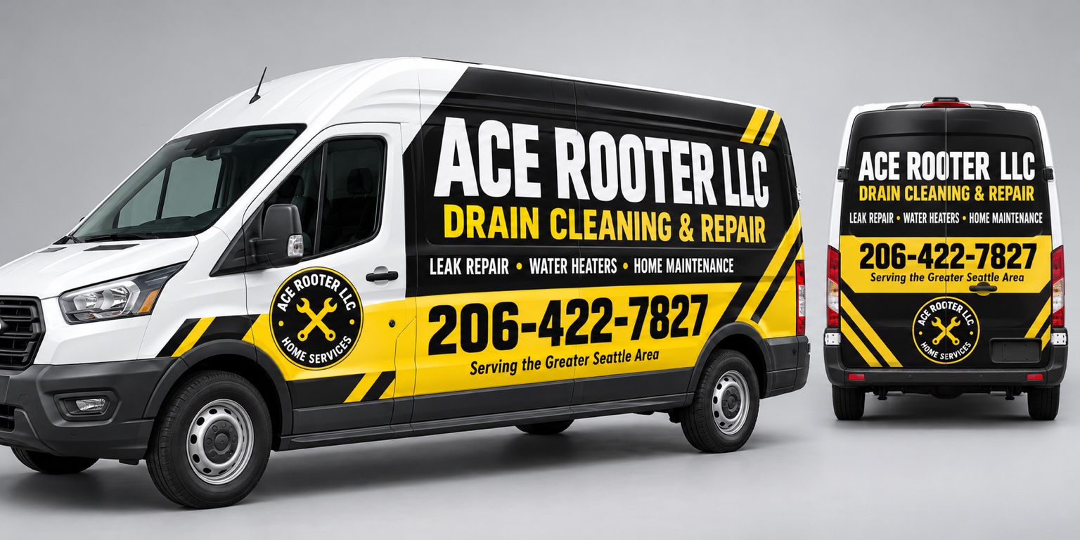 Service vehicle wrap design